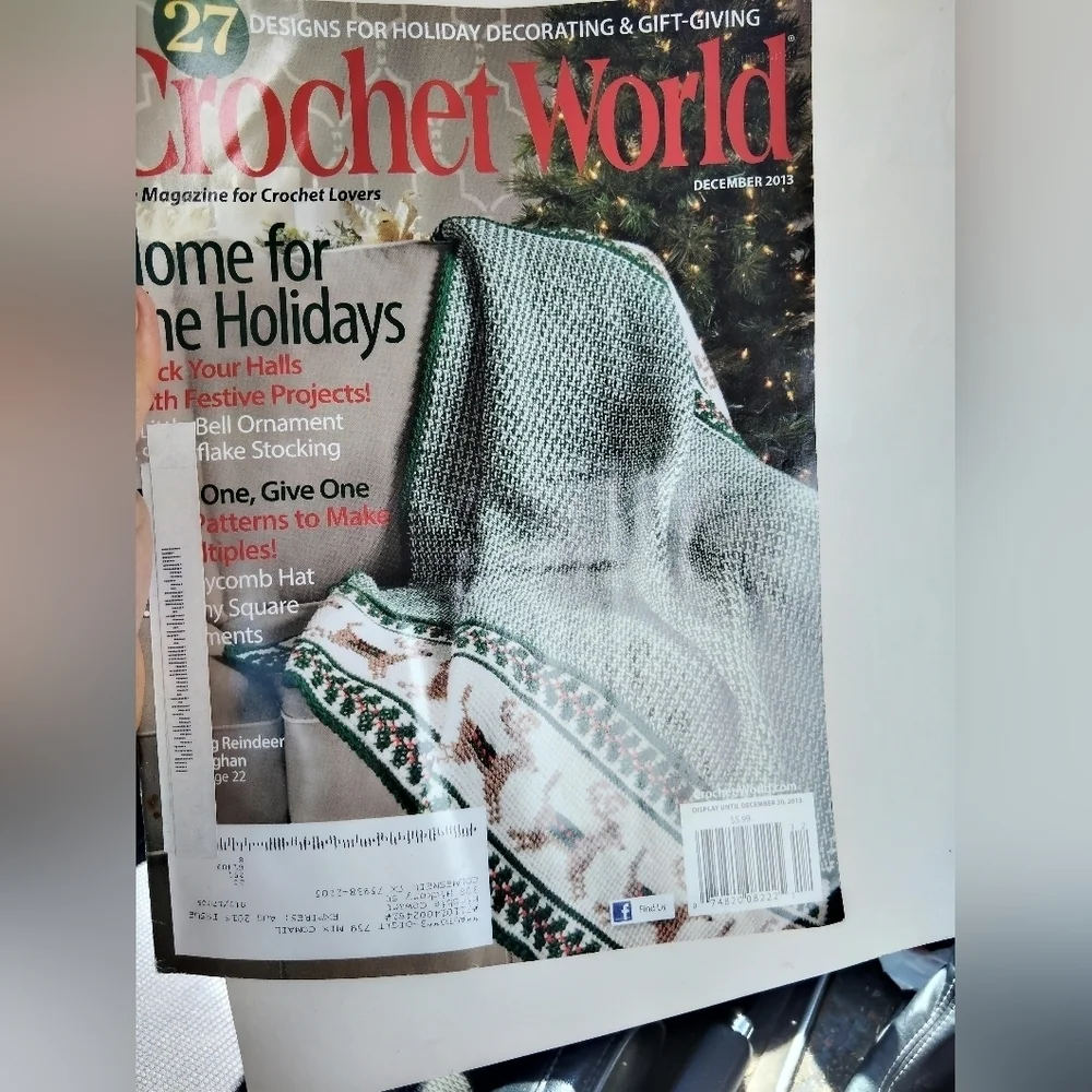 Vintage Crochet World Magazine December 2013 Christmas